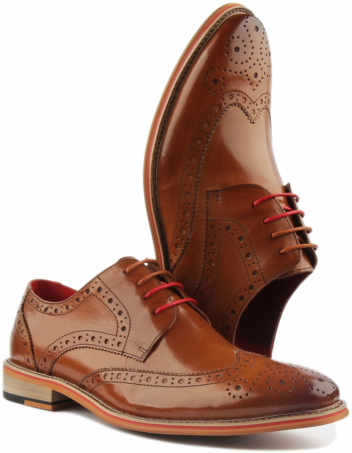 Modern Classic Step Justin Reece England Dover In Brown