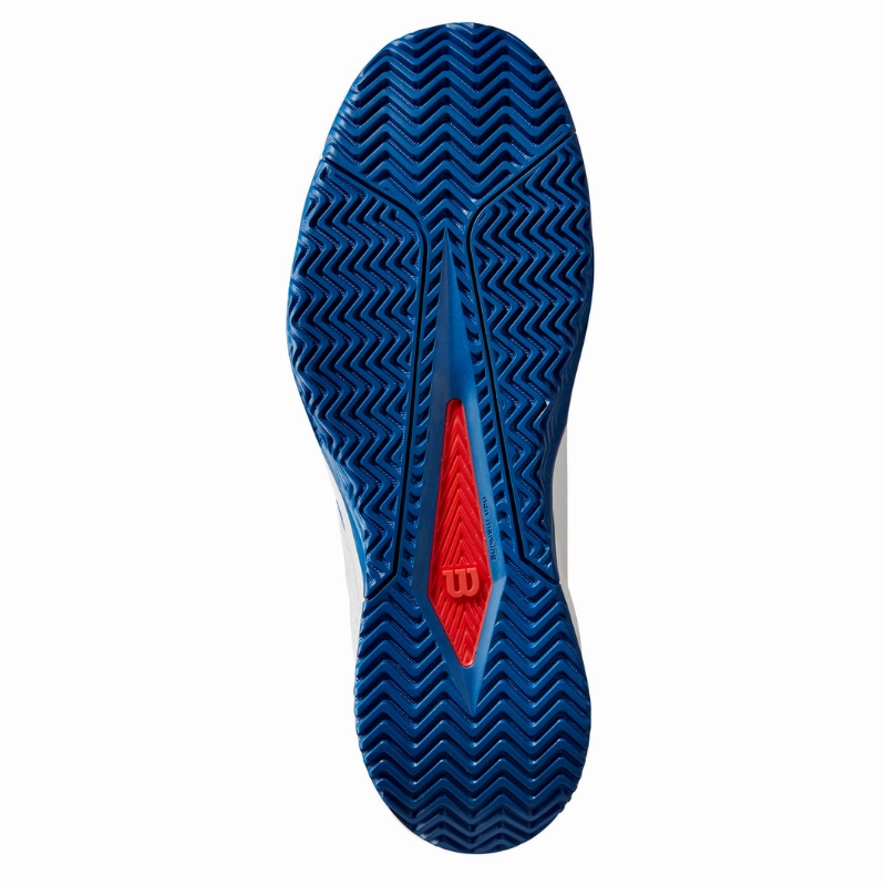 Modern Endurance Wilson Rush Pro Lite Men Tennis Shoes - White/Blue