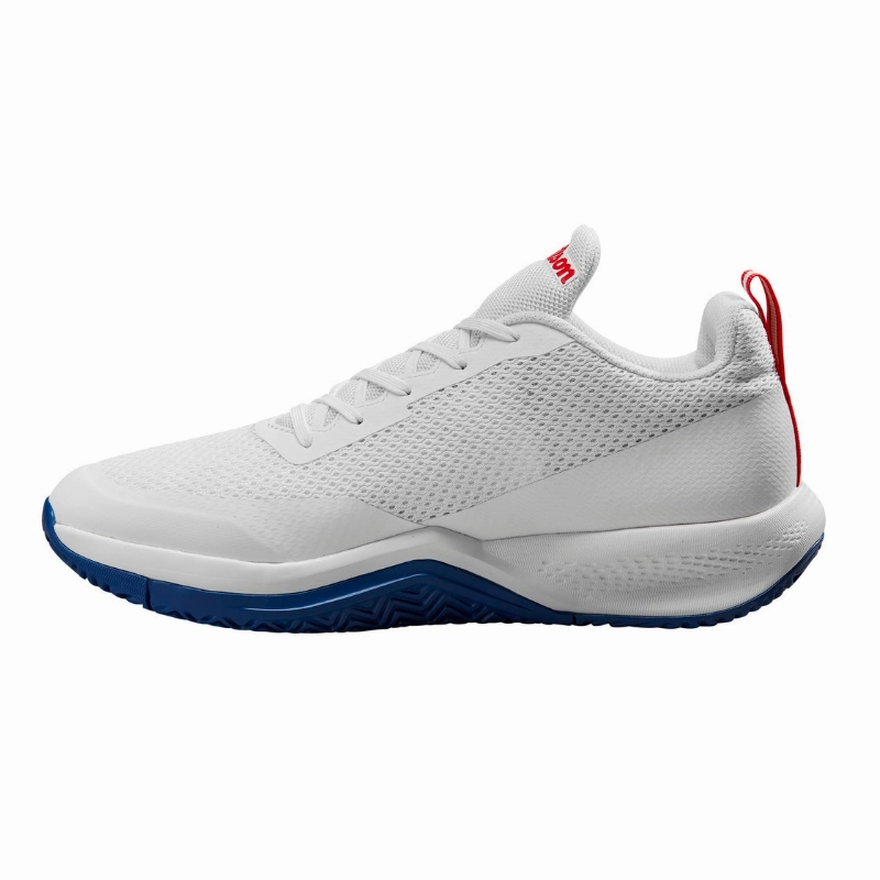 Modern Endurance Wilson Rush Pro Lite Men Tennis Shoes - White/Blue