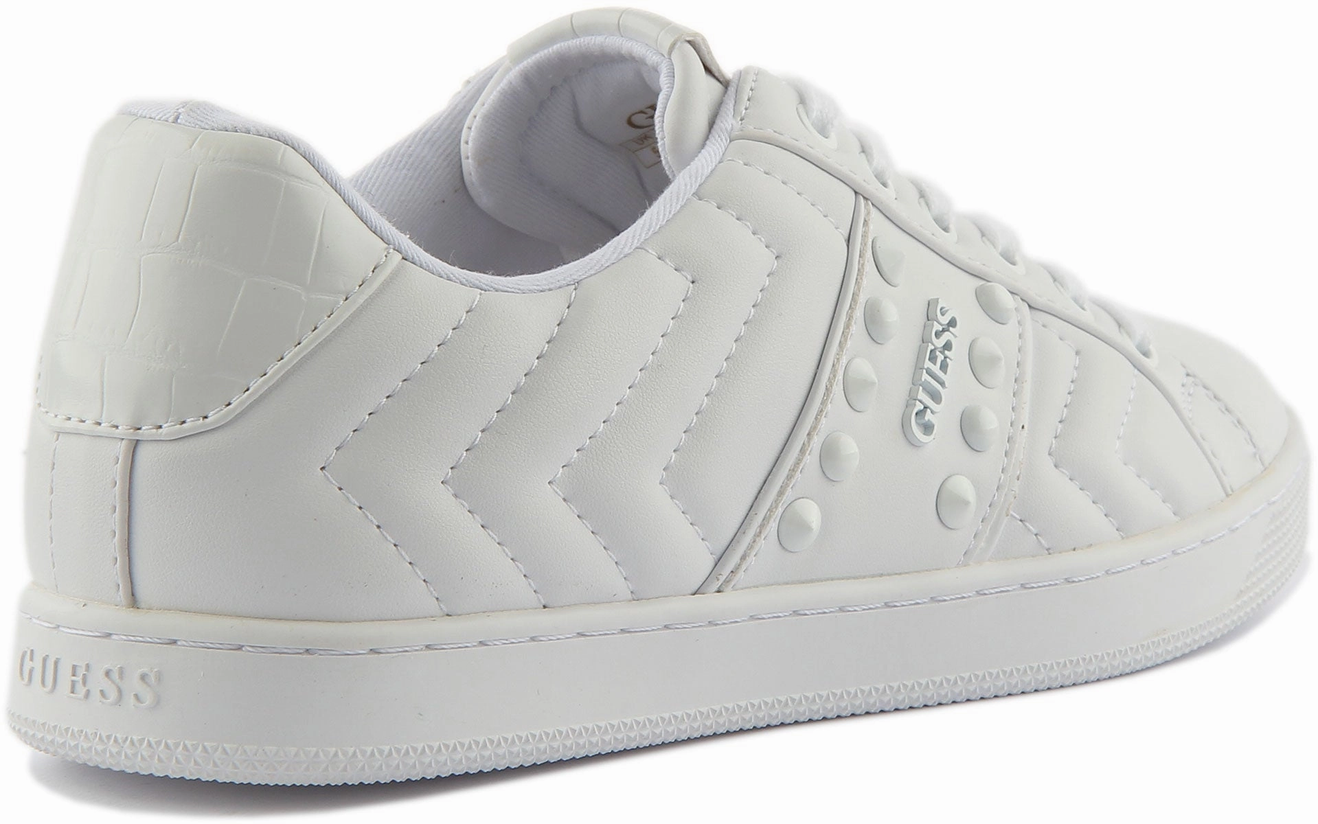 Modern Guess Raula Stud In White For Women