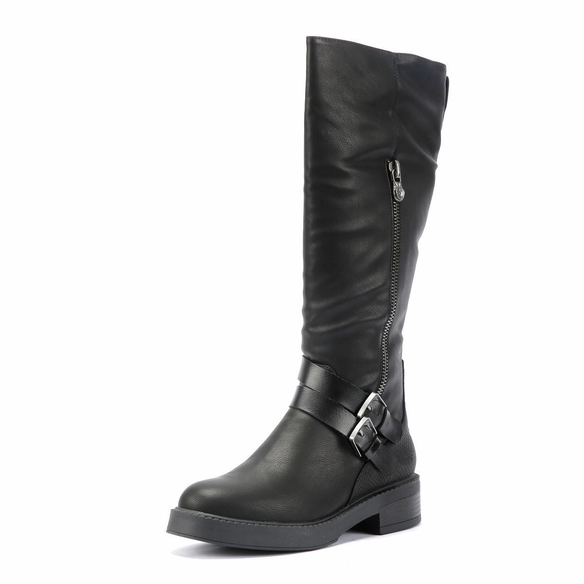 Modern Style Blowfish Malibu Virtue 2 Faux Leather Women's Black Boots