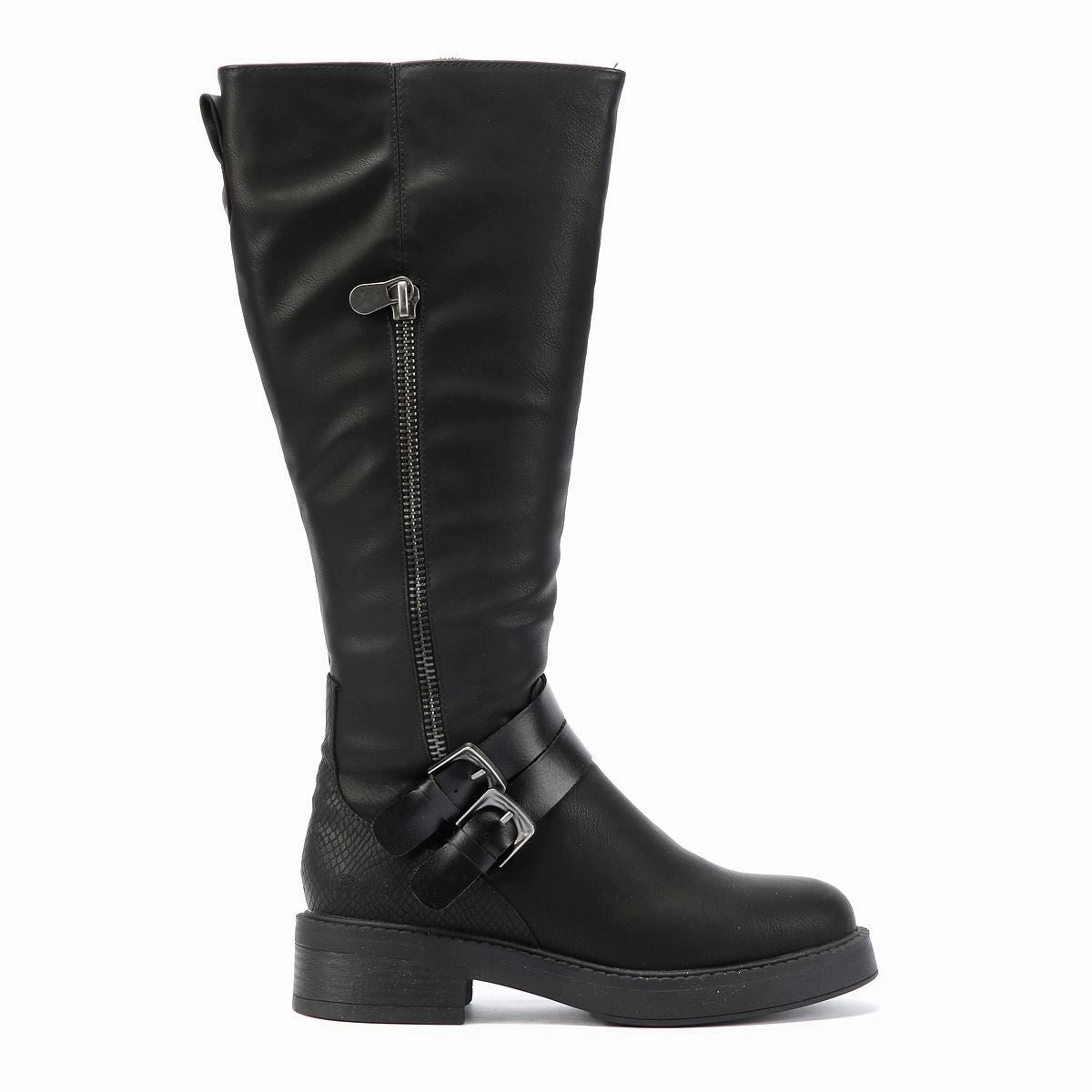 Modern Style Blowfish Malibu Virtue 2 Faux Leather Women's Black Boots