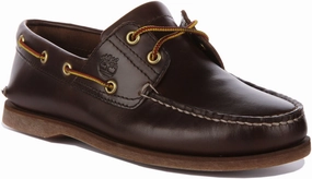 Party Go Night Hike Timberland A5Qsz 2 Eyelet Boat Shoes In Dark Brown