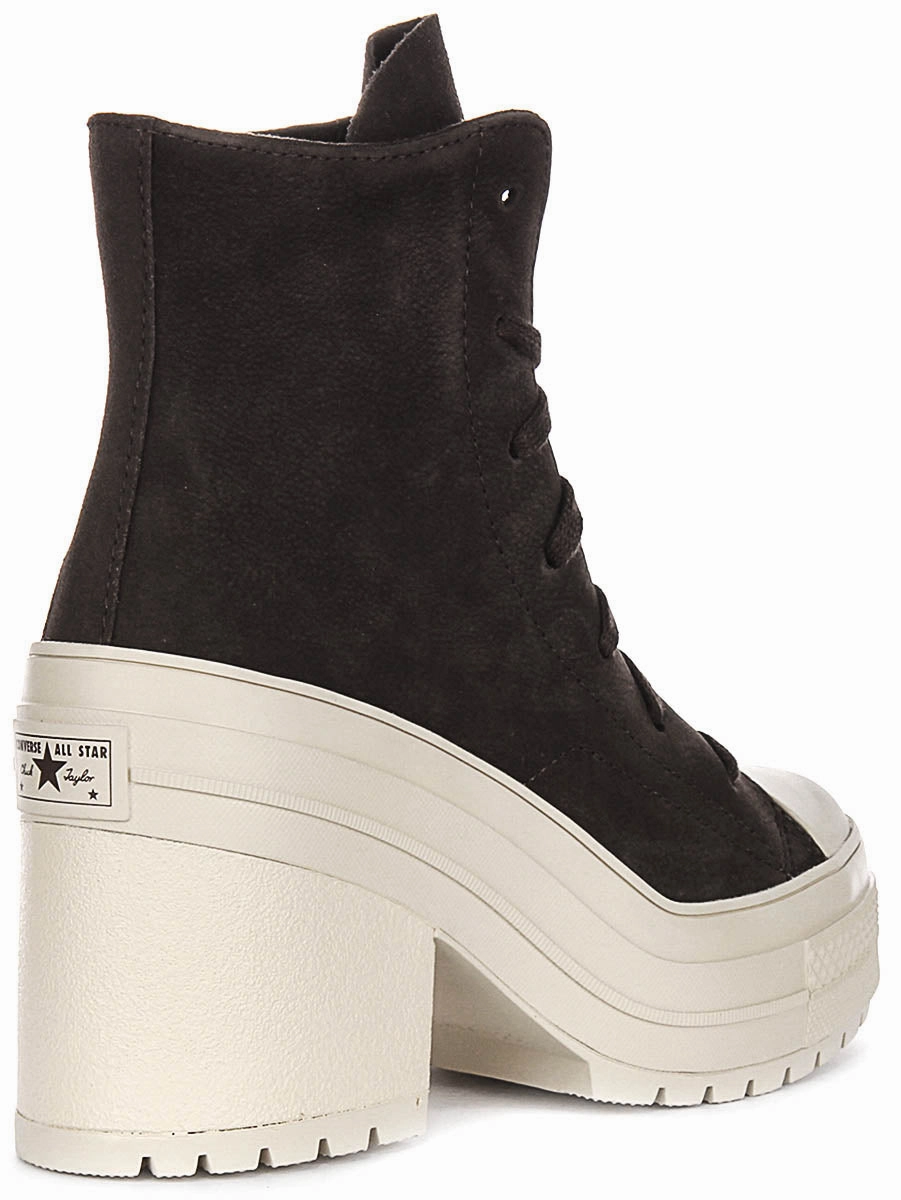 Modern Walk Step-On Comfort Layer Converse Chuck 70 De Luxe Heel A11542C In Coffee Suede