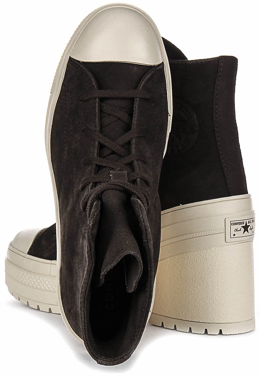 Modern Walk Step-On Comfort Layer Converse Chuck 70 De Luxe Heel A11542C In Coffee Suede