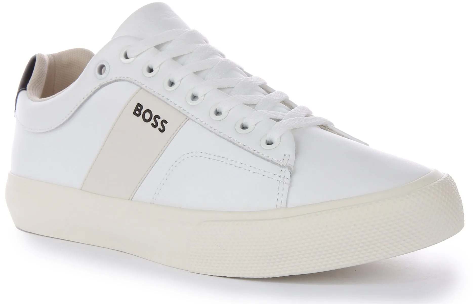 Boss Aiden Tennis Flrb In White For Men Weekend Fit Stamina boost