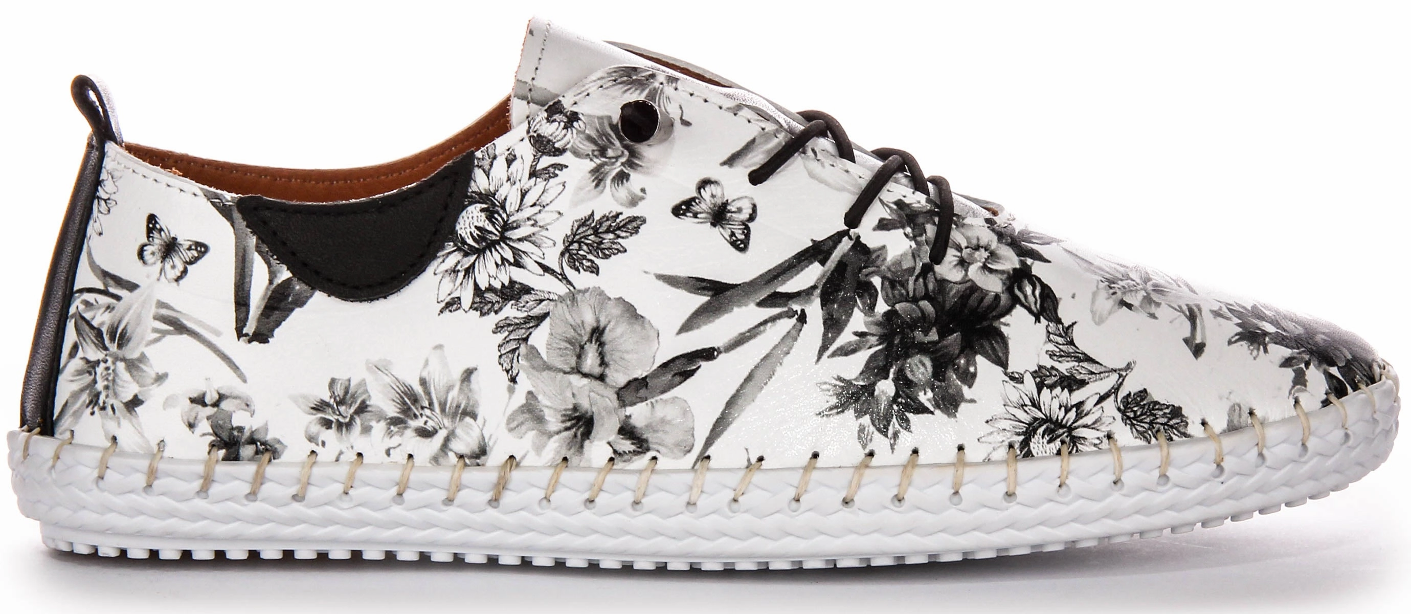 Moisture wicking Justinreess England Lexi 3 In White Black For Women