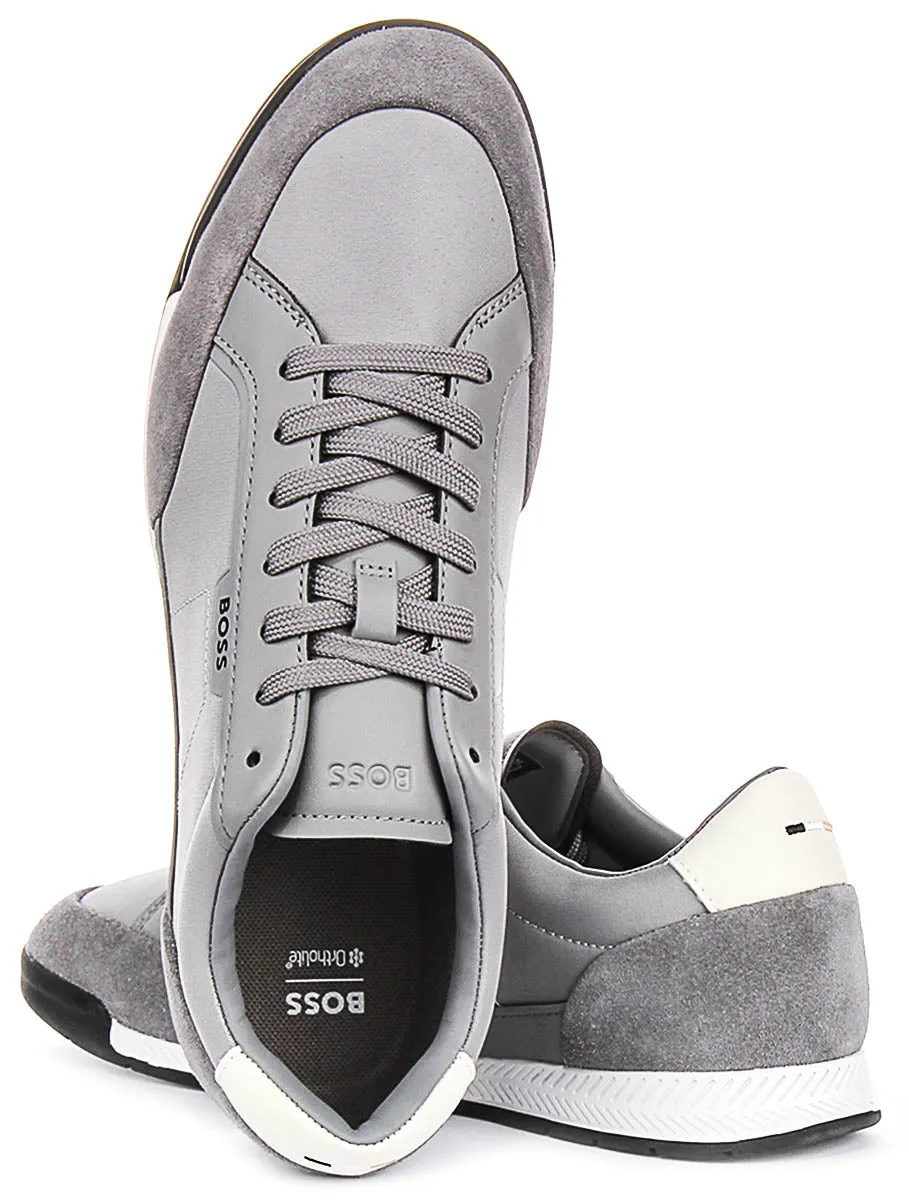 Molded Outsole Boss Nitan Low Profile In Grey For Men