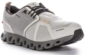 Outdoor Running On Running Cloud 5 Waterproof In Pearl White For Women