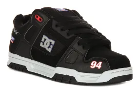 Light Step Dc Shoes Stag In Black Grey For Men