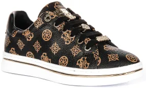 Guess Stasey 4G In Brown Gold for Women Indoor Training