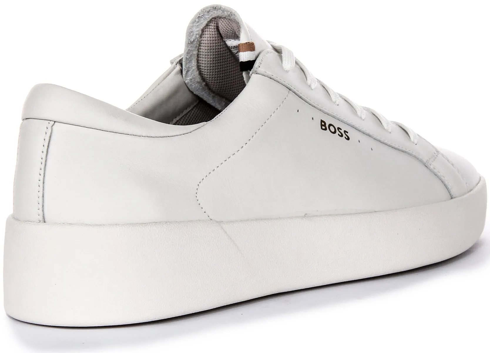 Motion Flex Boss Belwar Tennis Leather In White For Men
