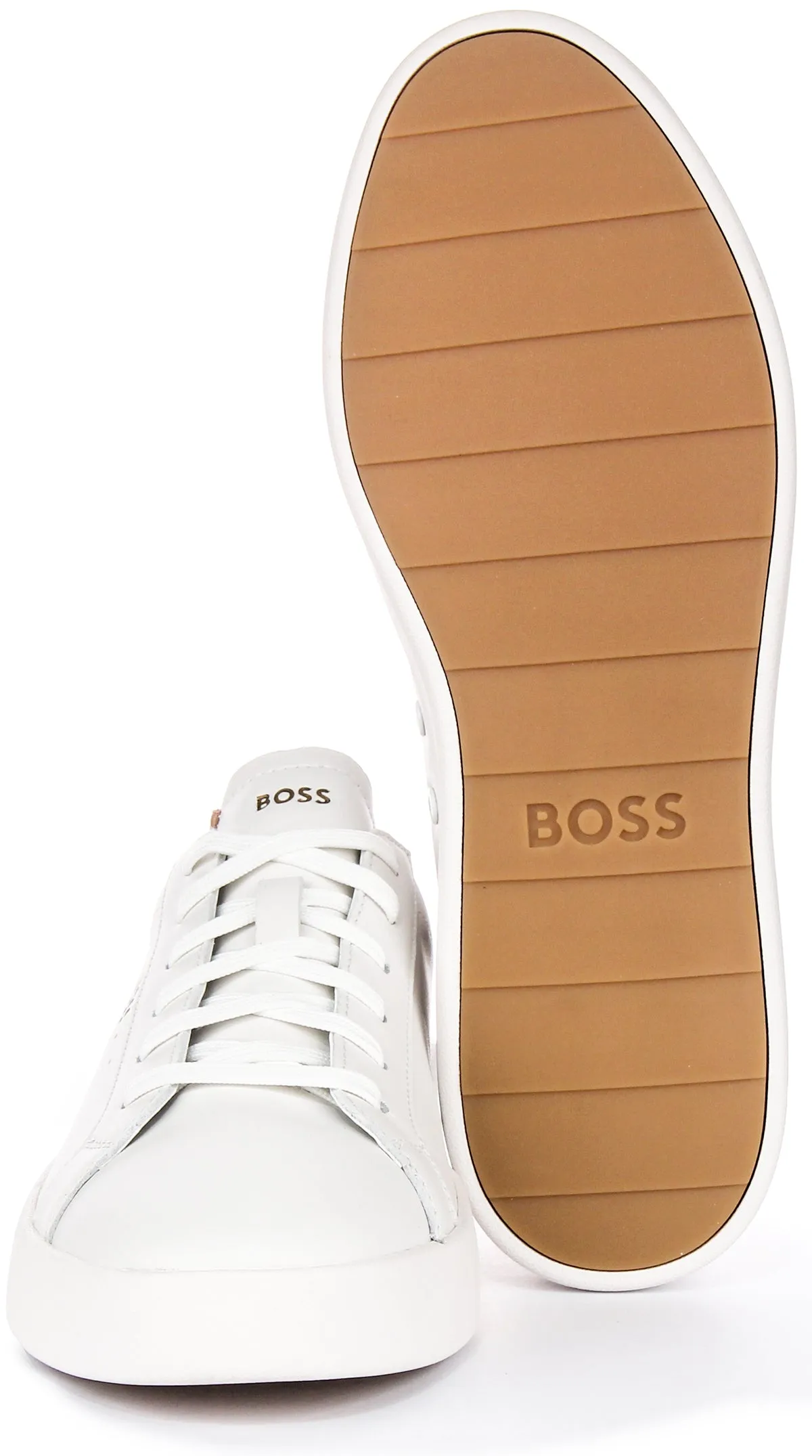 Motion Flex Boss Belwar Tennis Leather In White For Men