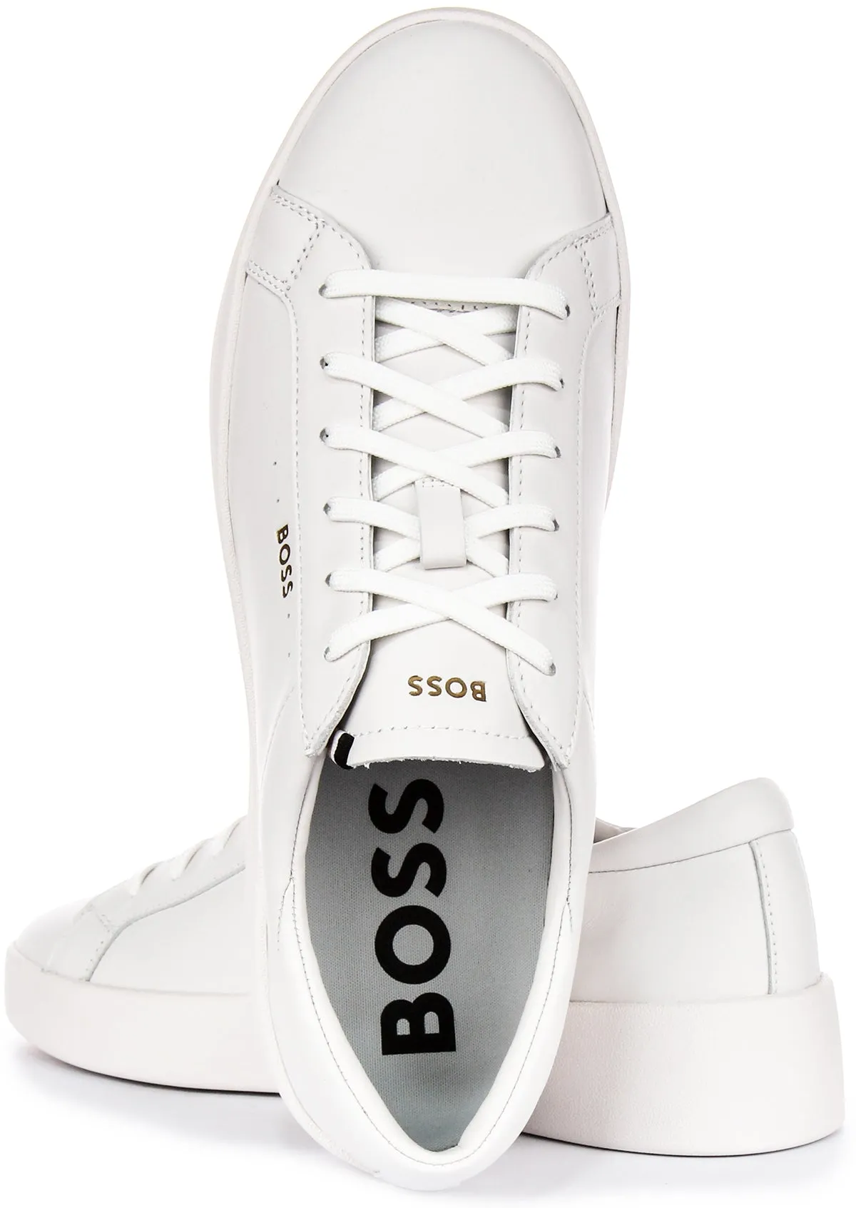 Motion Flex Boss Belwar Tennis Leather In White For Men