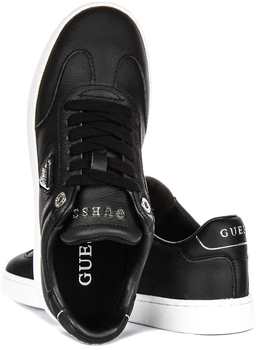 Motion Lock Guess Jazlie Retro Sneaker In Black for Women