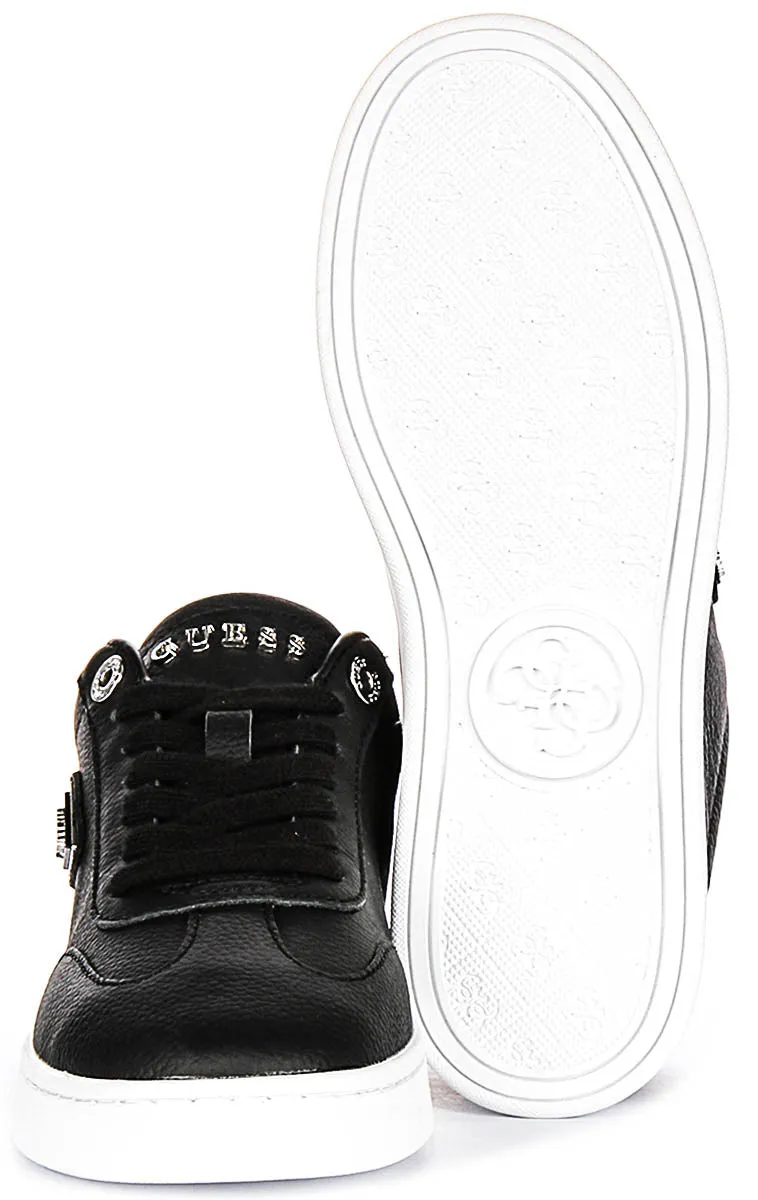 Motion Lock Guess Jazlie Retro Sneaker In Black for Women