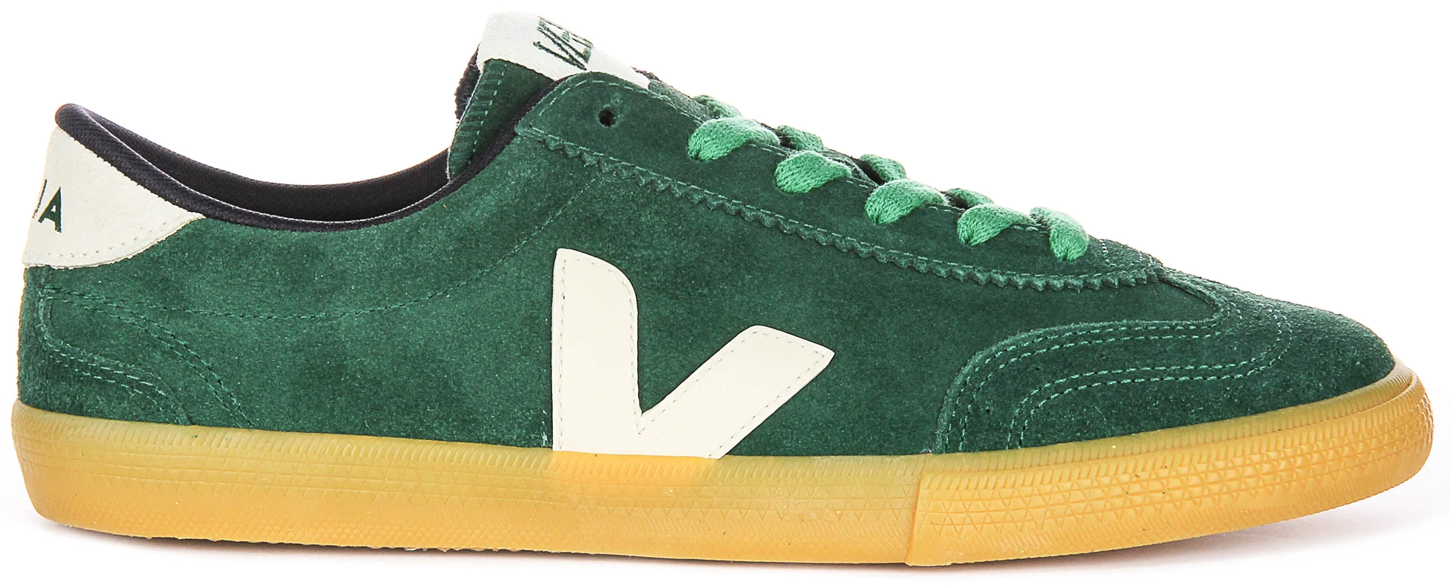 Motion Sync Veja Volley Suede In Green For Women