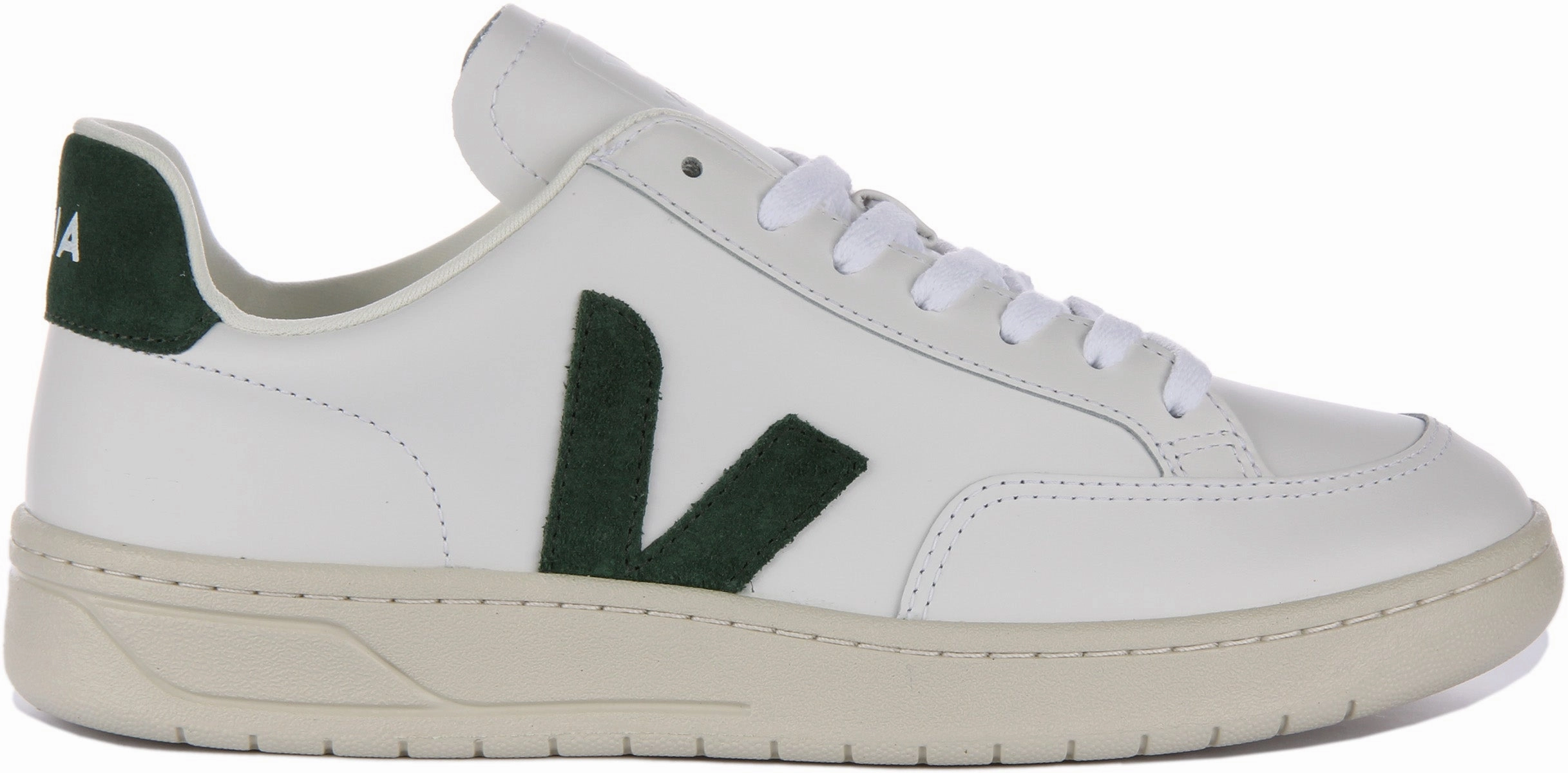 Motion Flow Veja V 12 Leather In White Green For Men