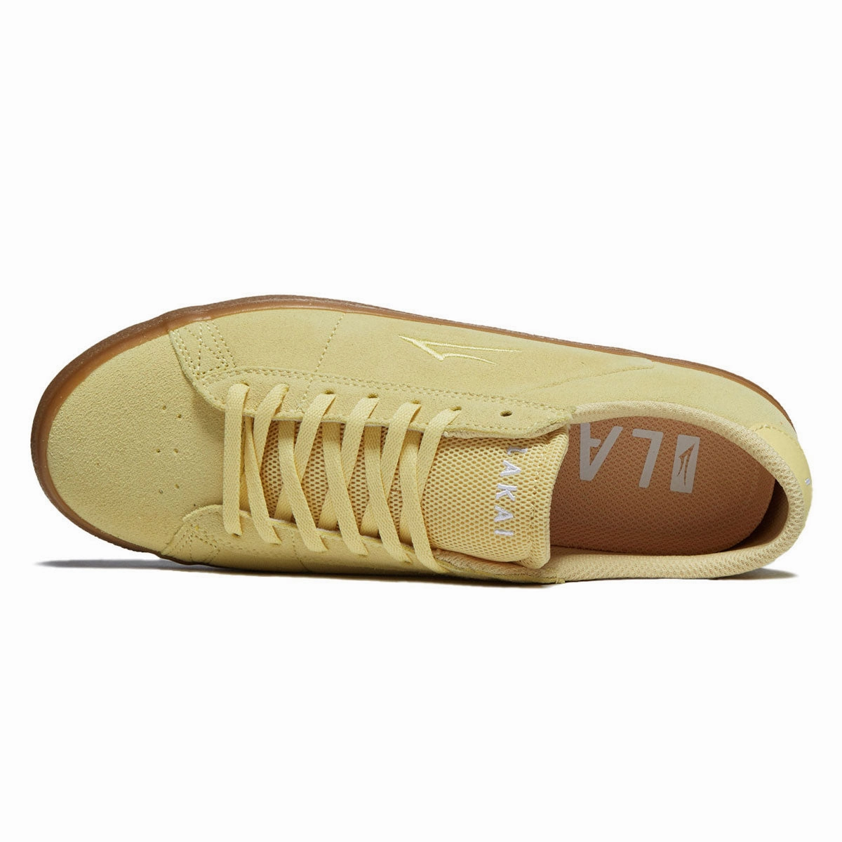 Motion Grip Lakai Newport Shoes - Light Yellow Suede
