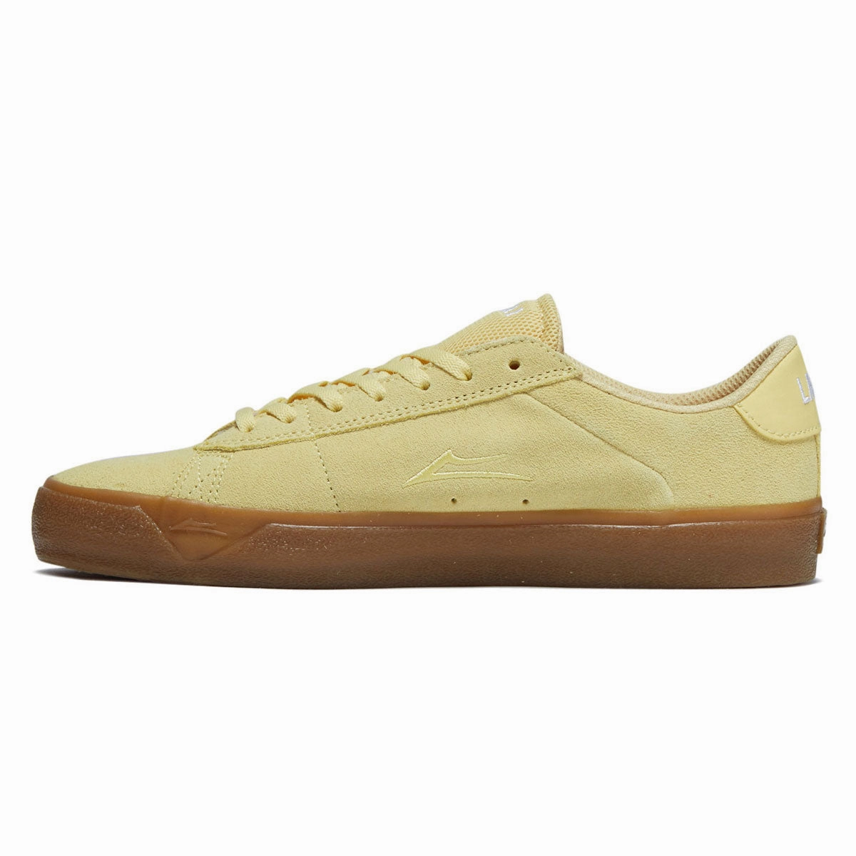 Motion Grip Lakai Newport Shoes - Light Yellow Suede