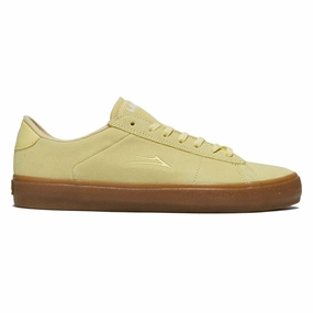 Lakai Newport Shoes - Light Yellow Suede Pro Lacing