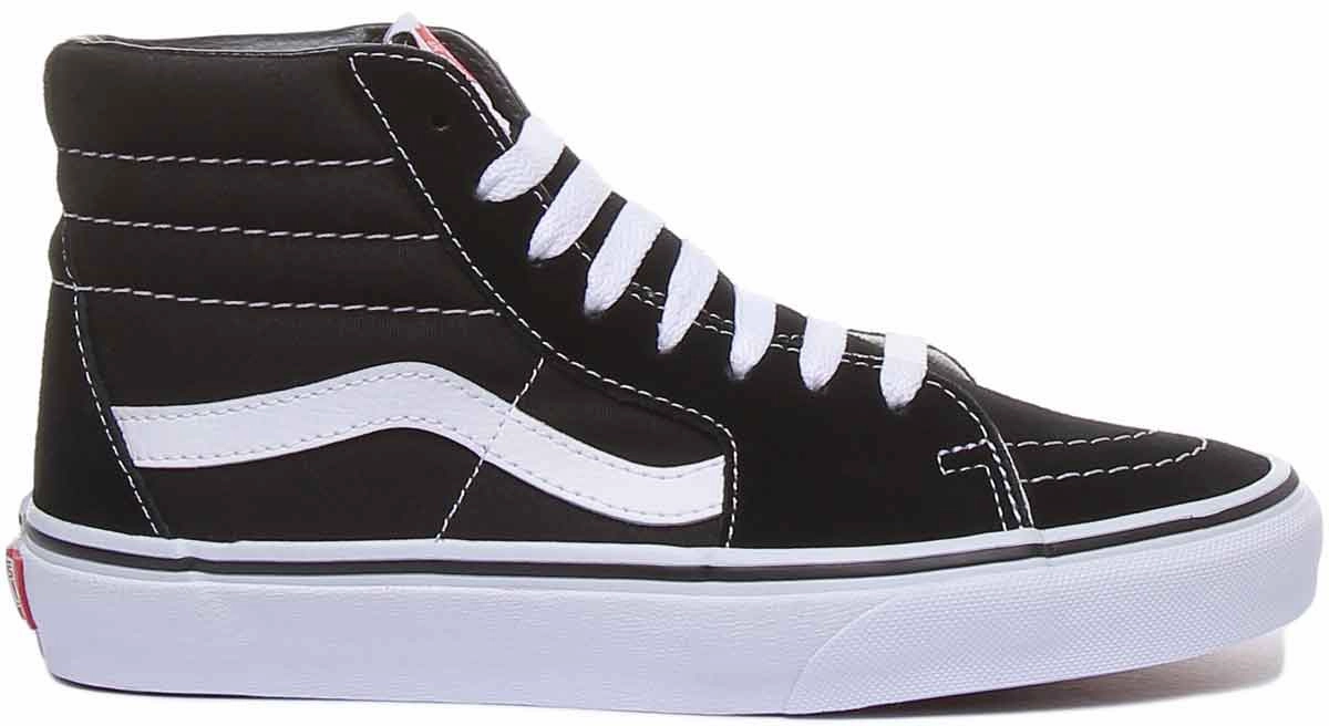 Mountain adventure Vans Classic Sk8-Hi In Black White For Women