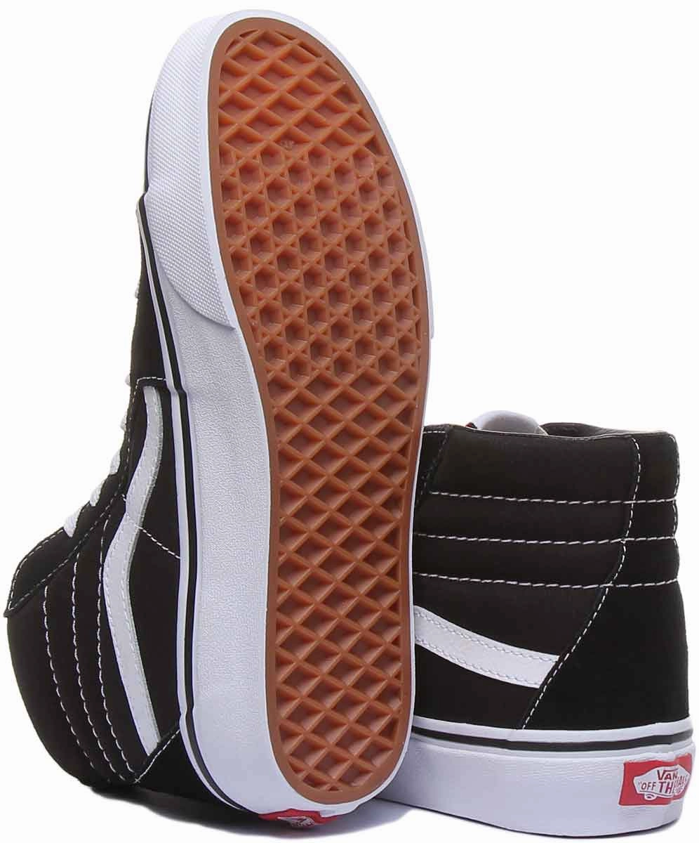 Mountain adventure Vans Classic Sk8-Hi In Black White For Women