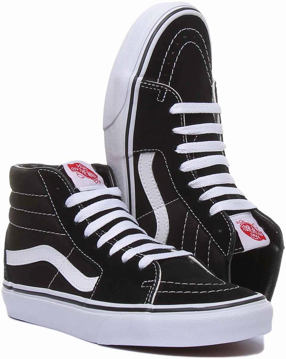 Mountain adventure Vans Classic Sk8-Hi In Black White For Women