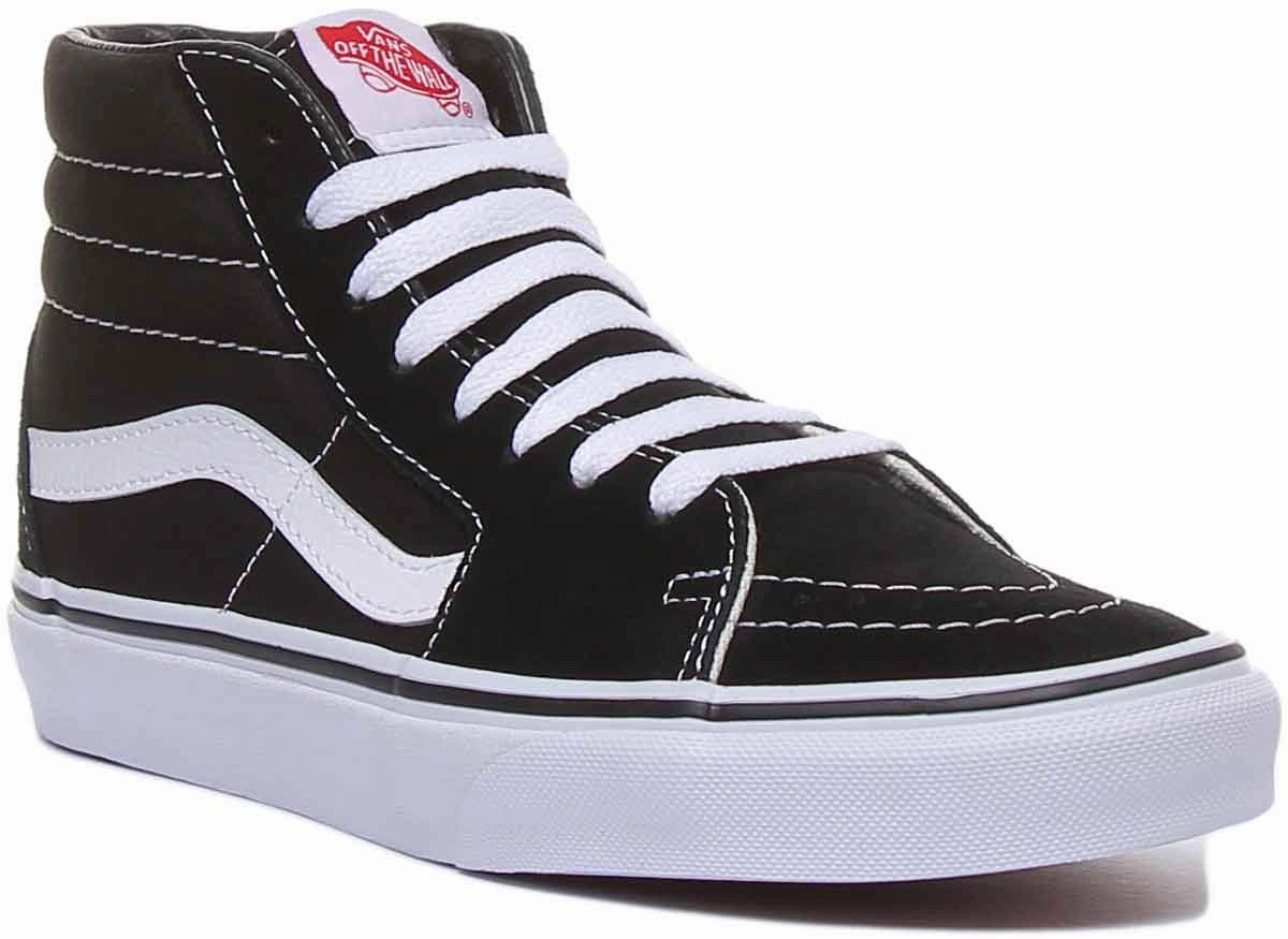 Outdoor Stability Ultra Support Fit Vans Classic Sk8-Hi In Black White For Women