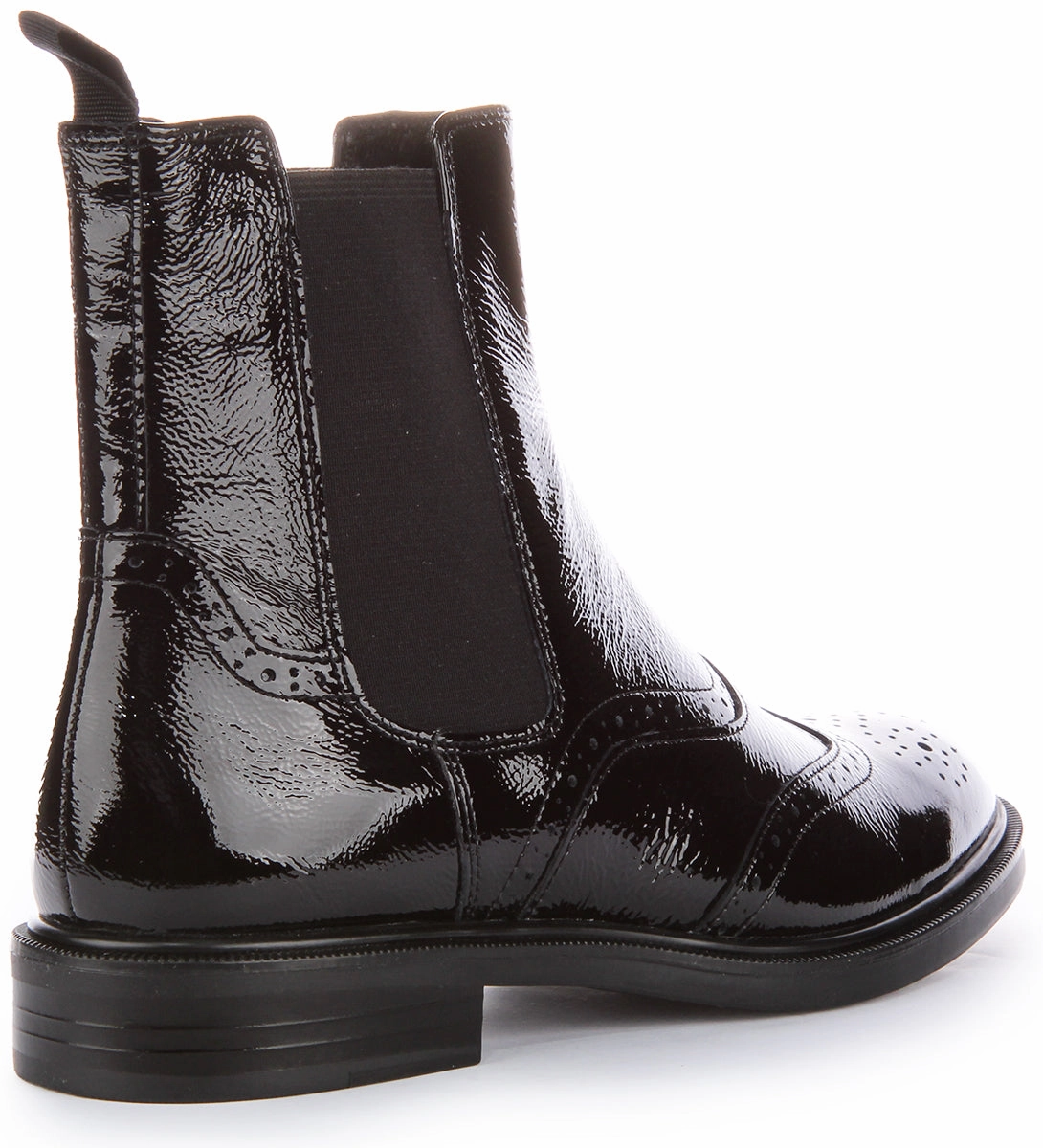 Mountain Performance Boots Vagabond Amina In Black Patent Brogue For Women