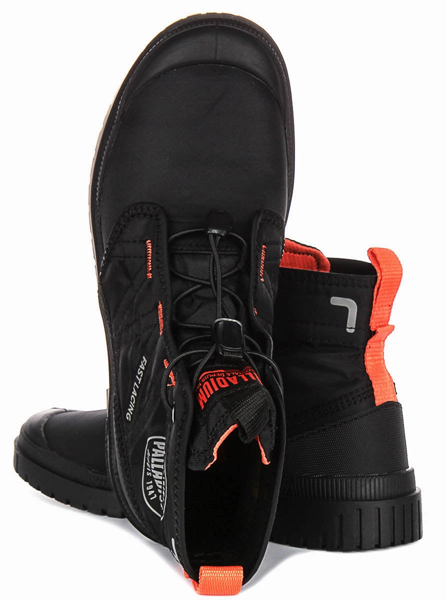 Mountain Ready Palladium SP20 Travel Hi In Black Boots