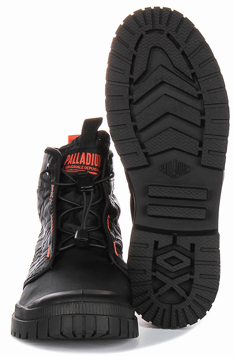Mountain Ready Palladium SP20 Travel Hi In Black Boots