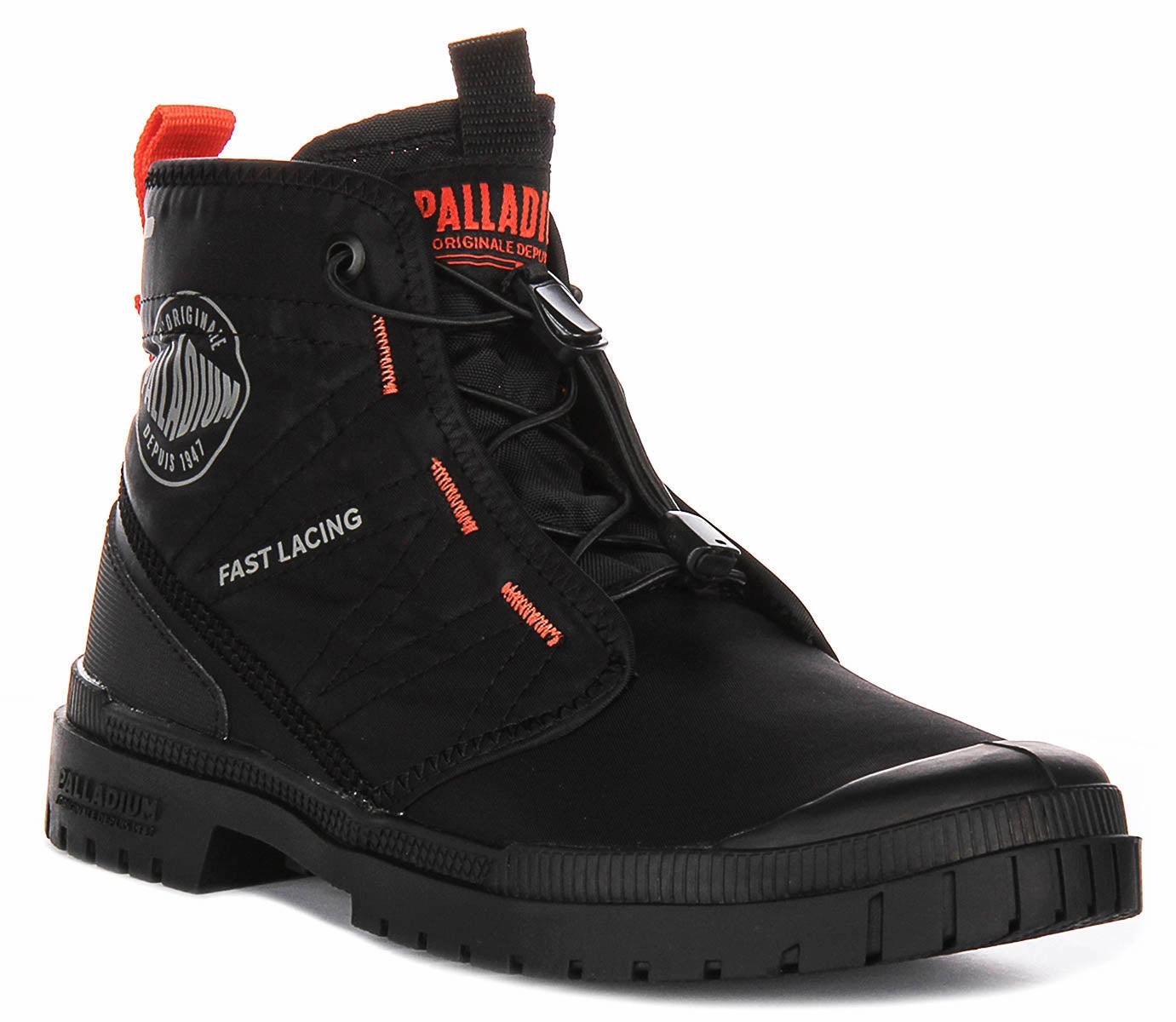 Flexible Fit Palladium SP20 Travel Hi In Black Boots