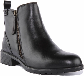 Weatherproof Hiking Boots High Altitude Fit Strive Sandringham In Black For Women