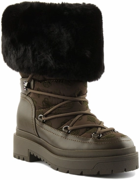 Guess Larya In Olive For Women Stability frame Tough Terrain