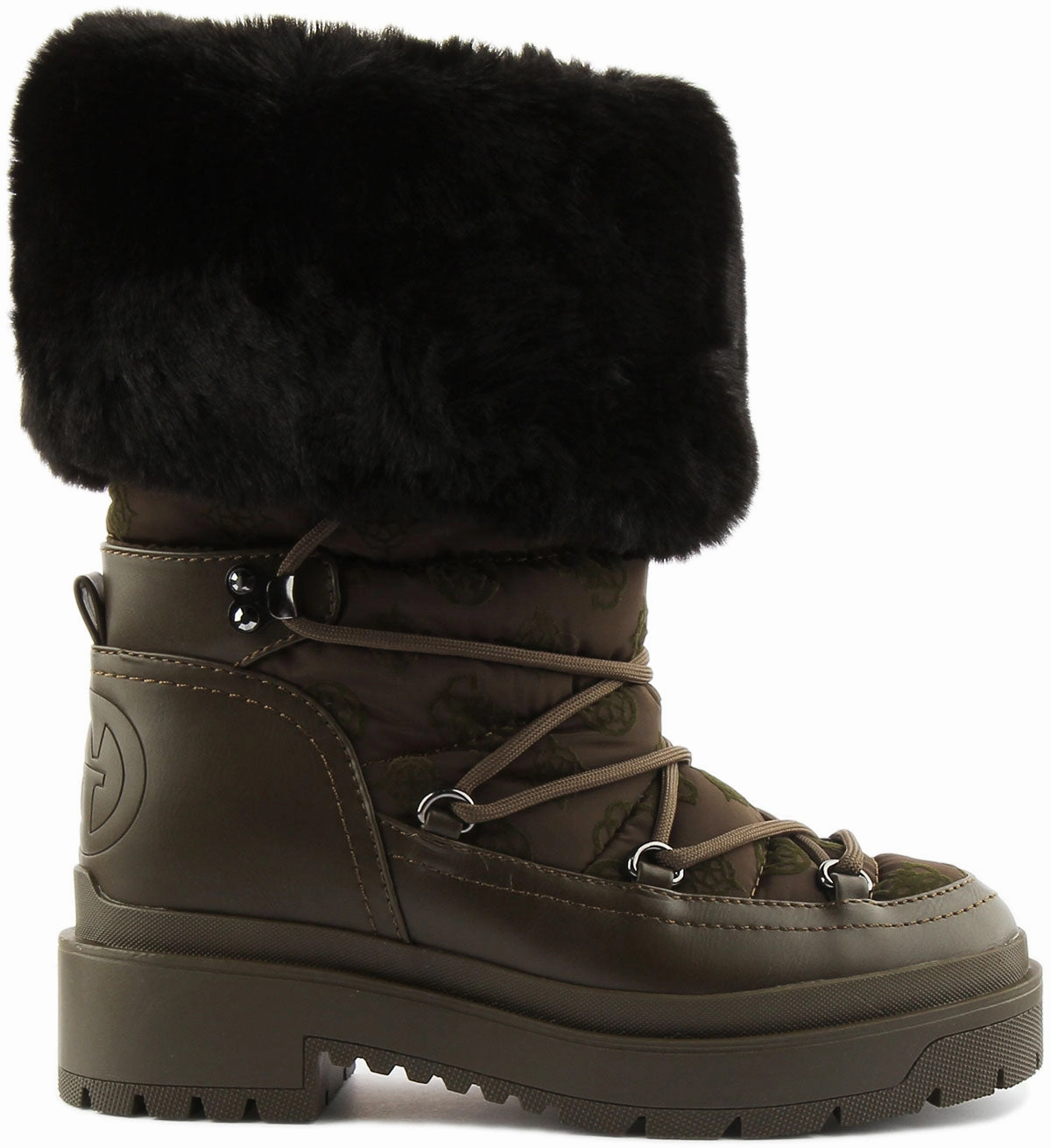 Mountain Traction Guess Larya In Olive For Women