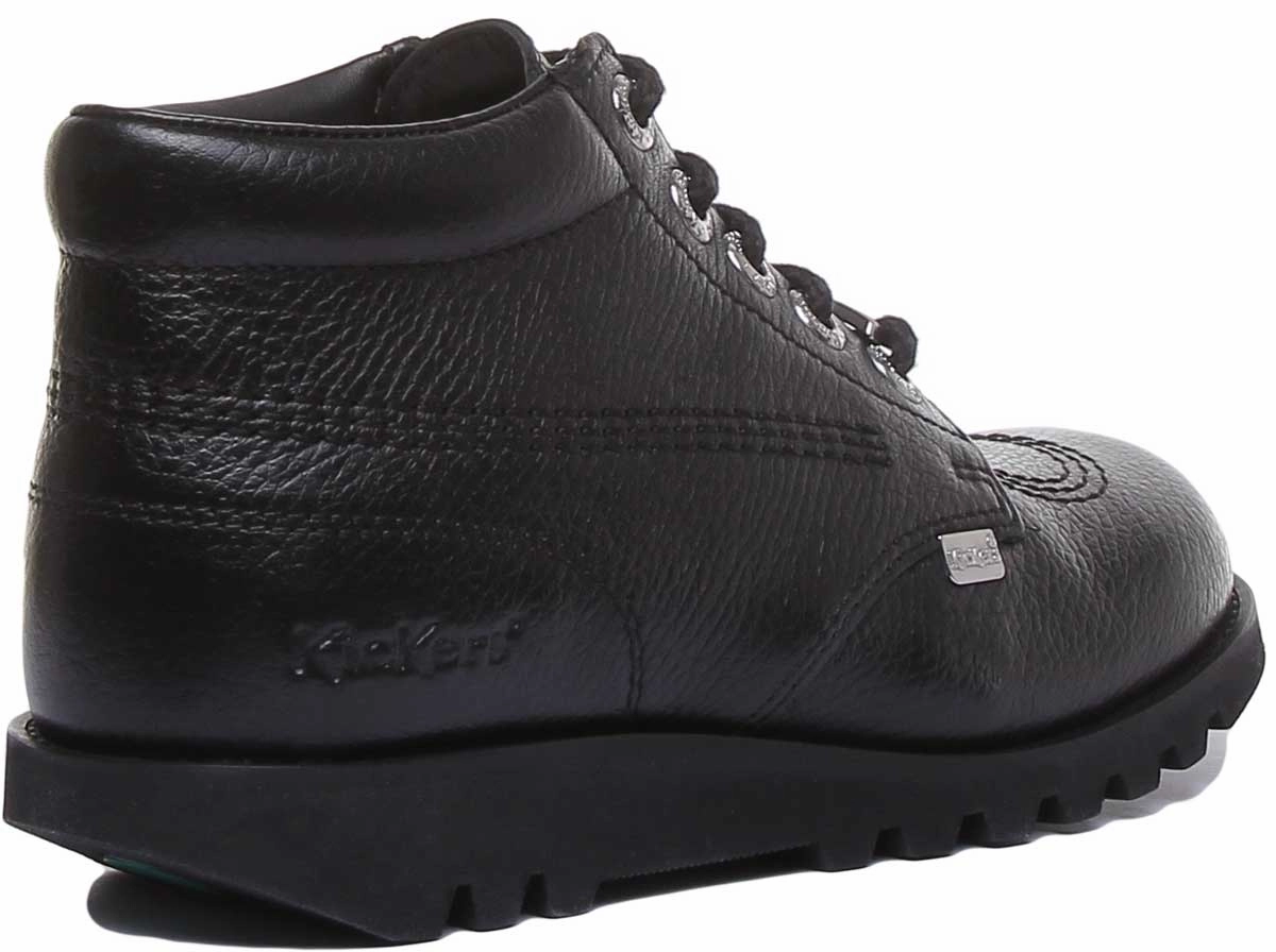 Mountaineering Poles Kickers Kick Hi Luxe In Black in Women UK Size 3 - 8