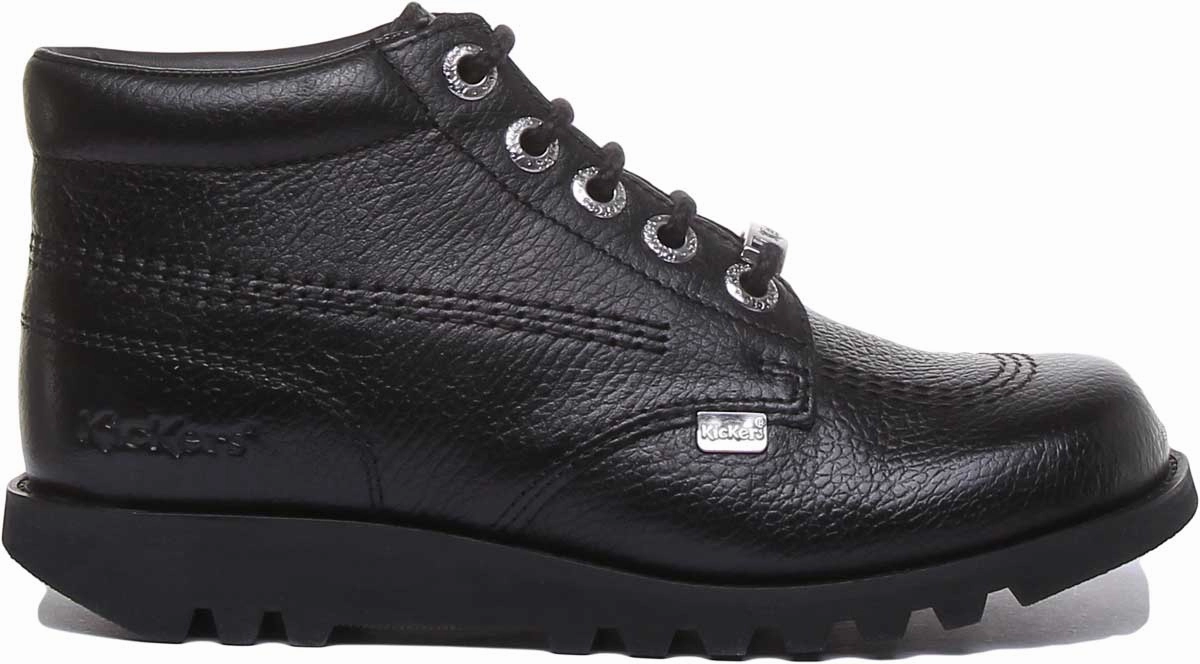 Mountaineering Poles Kickers Kick Hi Luxe In Black in Women UK Size 3 - 8