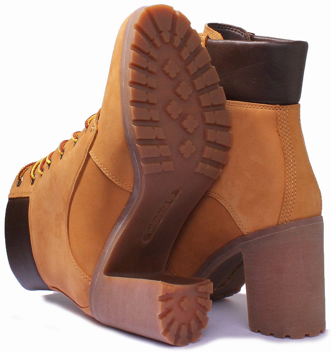 Mountaineering Stability Timberland Allington 6 Inch Block Heel Ankle Boot In Wheat For Women