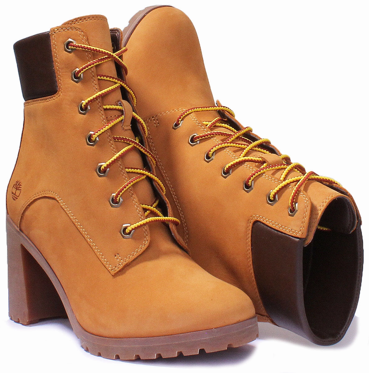 Mountaineering Stability Timberland Allington 6 Inch Block Heel Ankle Boot In Wheat For Women