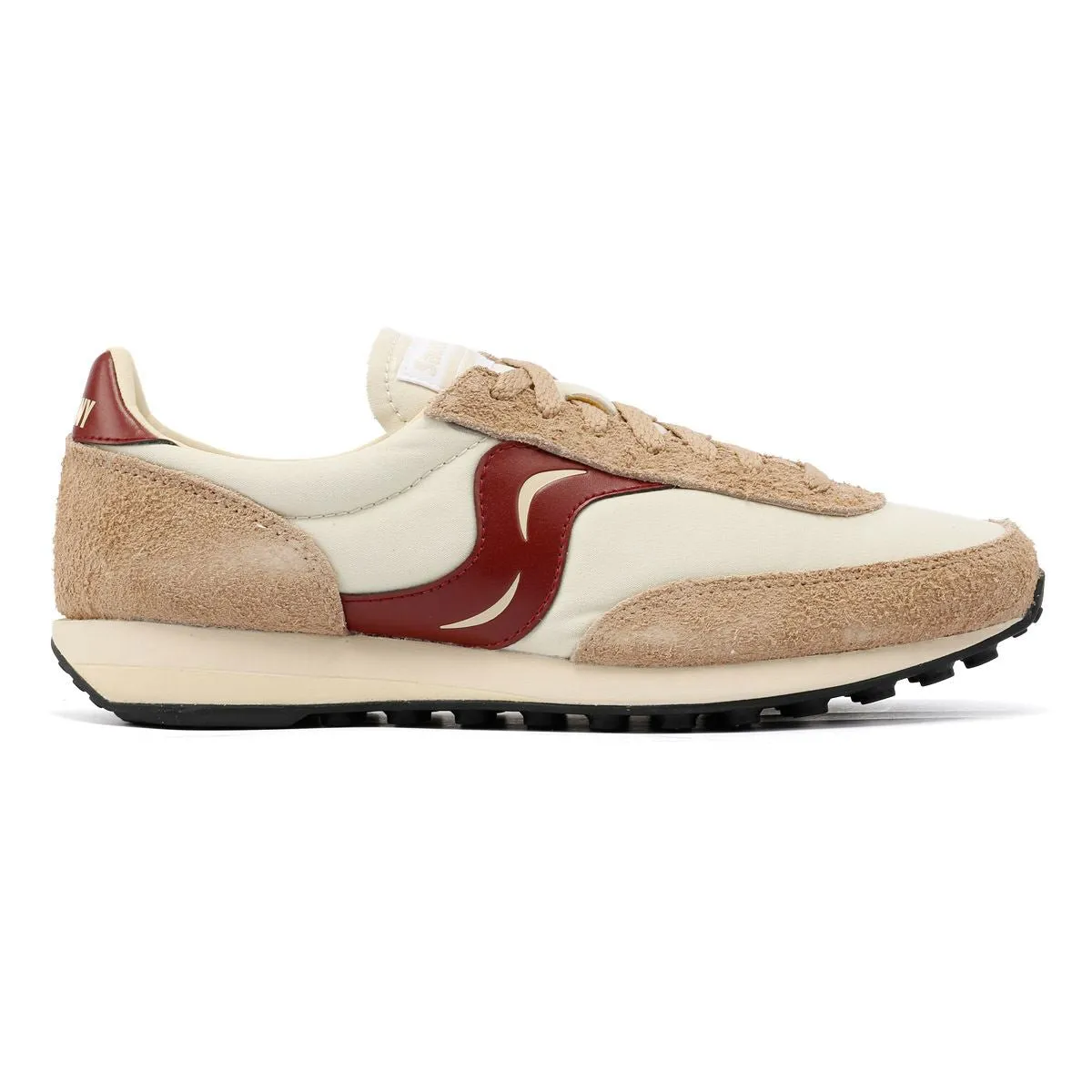 Move Fast Saucony Trainer 80 Original Beige/Burgundy Trainers
