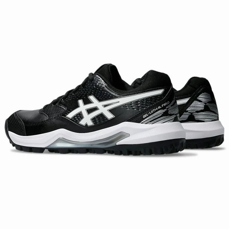 Move Smart Sole ASICS Gel Lethal Field 2 (Black/White) Mens