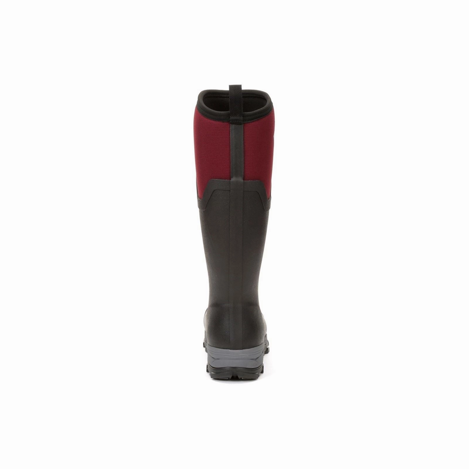 Muck Boots Arctic Ice Tall Rubber Black/Maroon Wellington Boots Easy Guard Pro