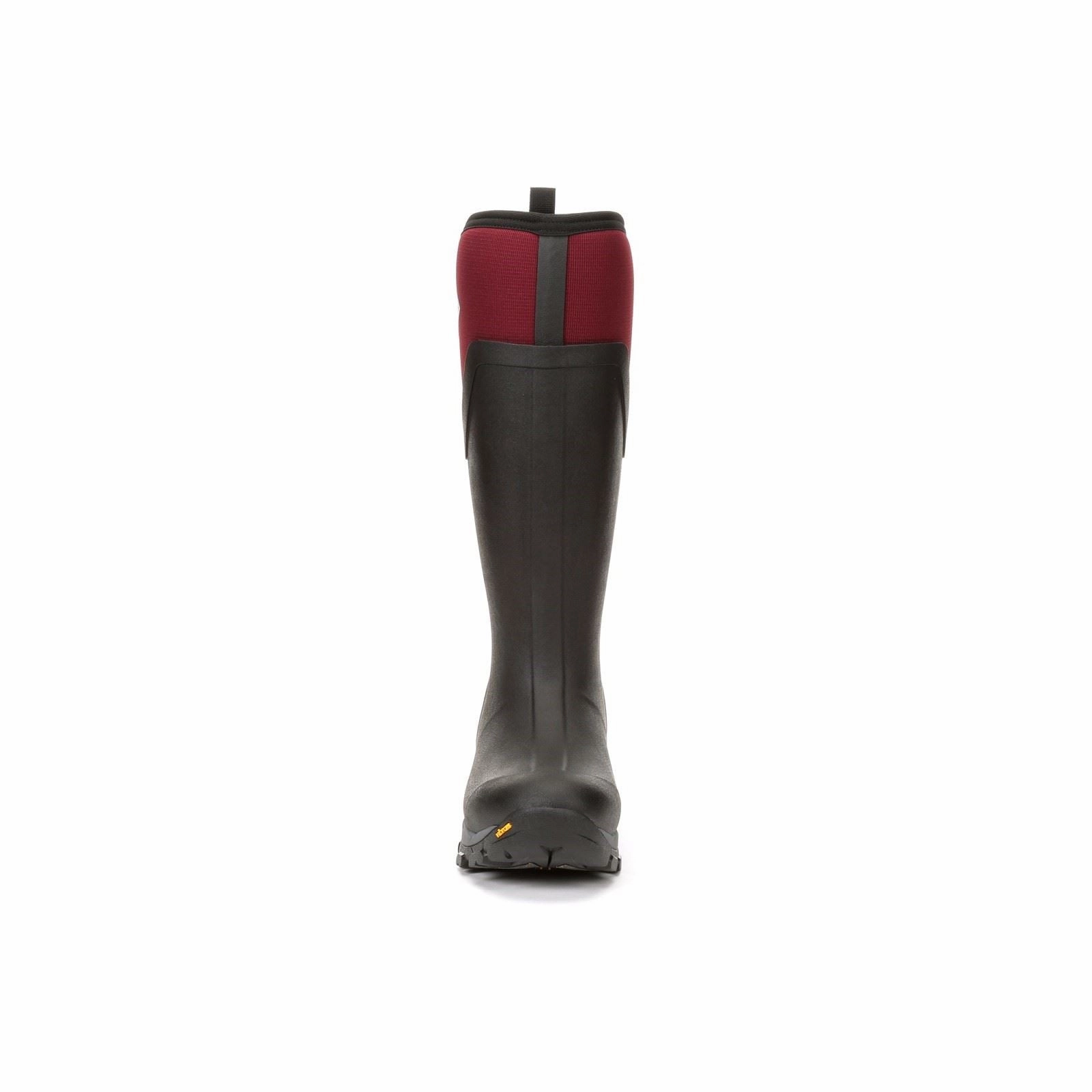 Muck Boots Arctic Ice Tall Rubber Black/Maroon Wellington Boots Easy Guard Pro