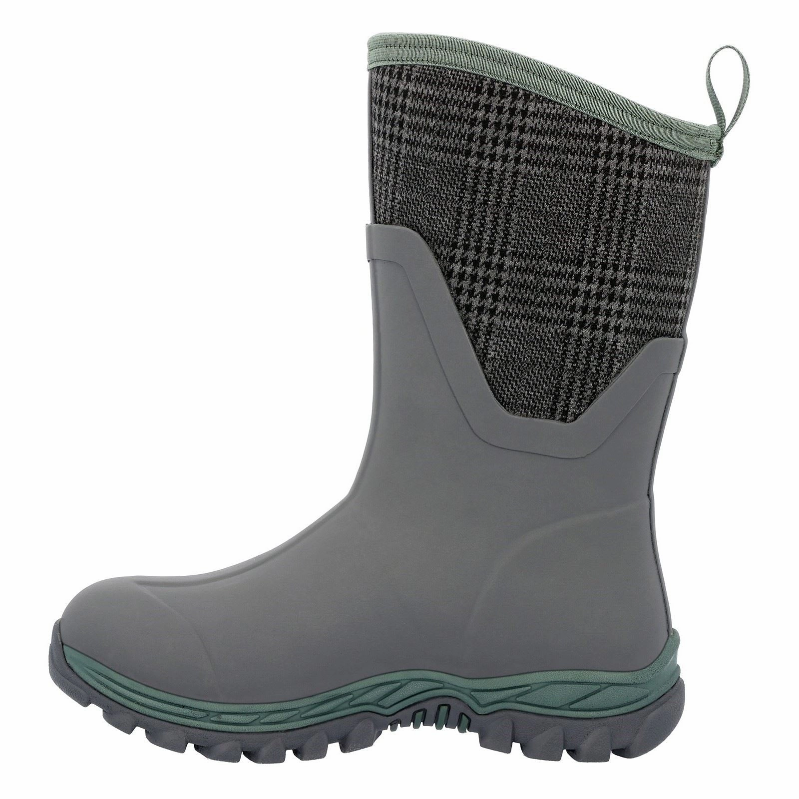 Muck Boots Arctic Sport II Synthetic Grey/Plaid Wellington Boots Cozy Shield