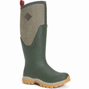 Muck Boots Arctic Sport II Tall Rubber Olive Wellington Boots Weatherproof