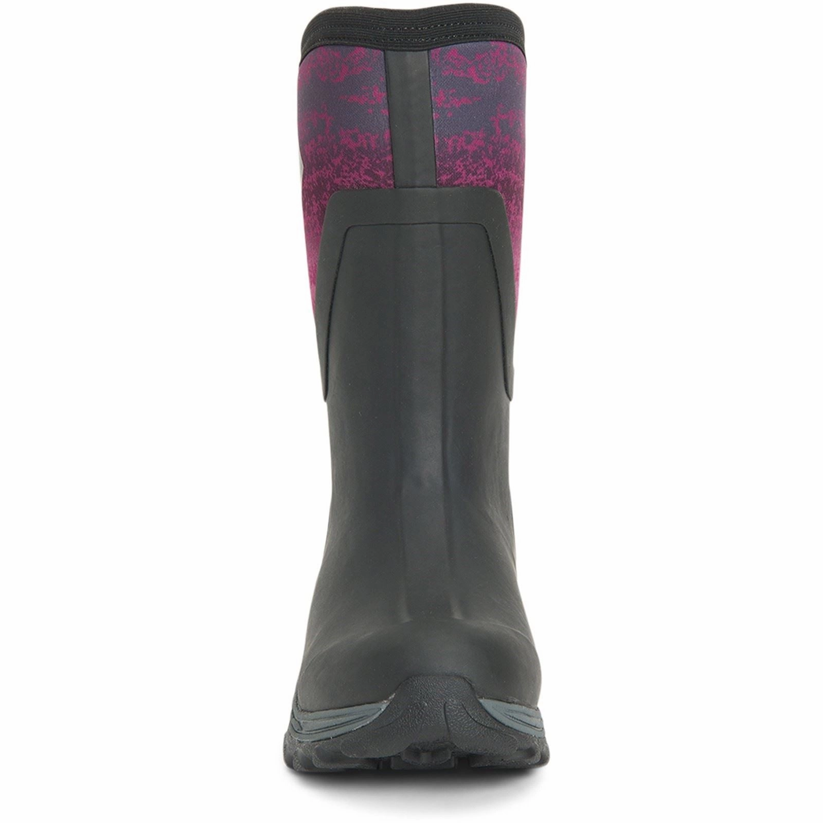 Muck Boots Arctic Sport Mid Rubber Black/Magenta Wellington Boots Flex Step Ready