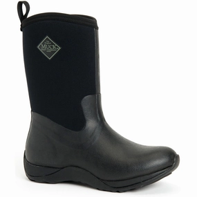 All Terrain Fit Stylish Fit Muck Boots Arctic Weekend Rubber Black Wellington Boots