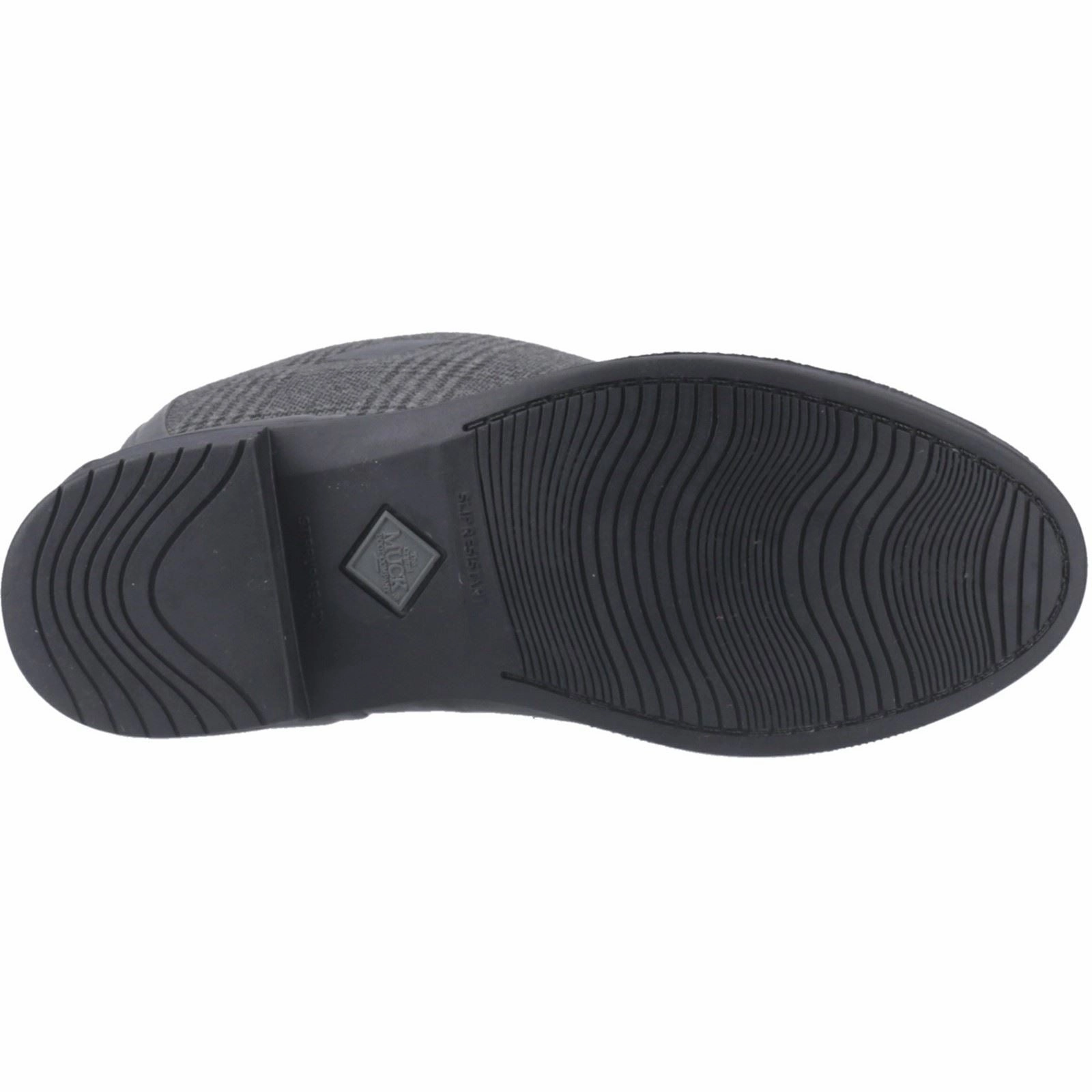 Muck Boots Derby Tall Rubber Women's Black/Plaid Winter Knee High Boots Dry Step Walk