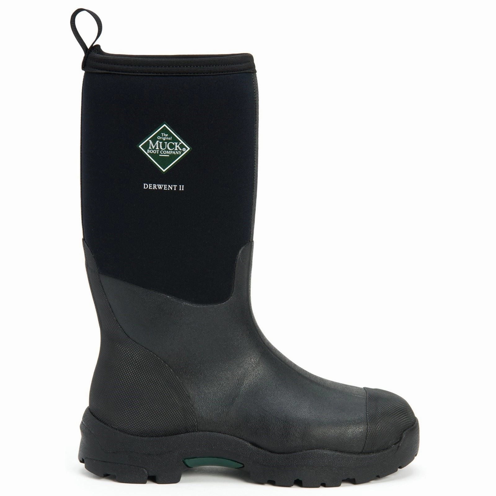 Muck Boots Derwent II Rubber Black Wellington Boots Soft Step Pro